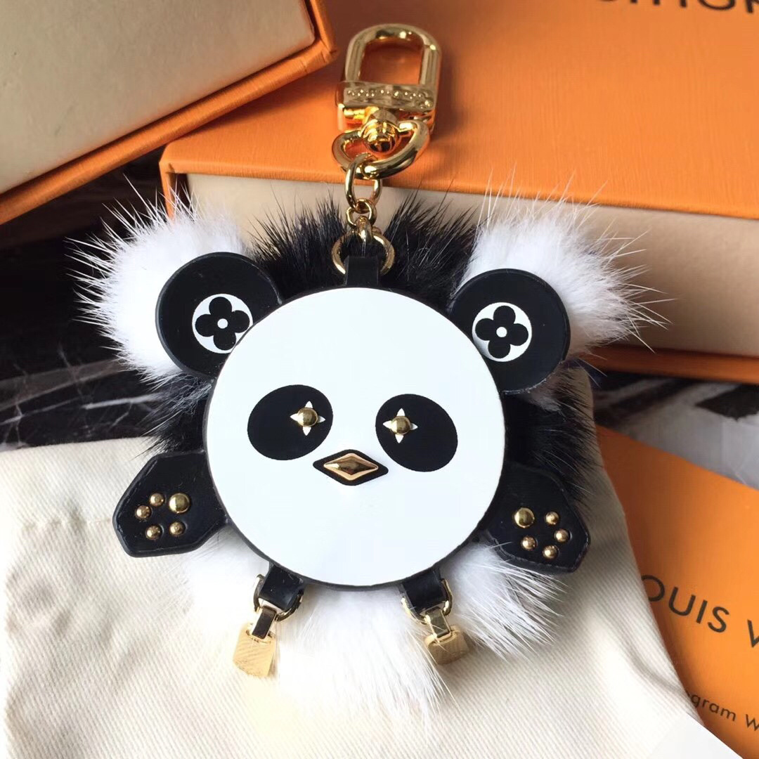 LV WILD PUPPET BAG CHARM AND KEY HOLDER M63093