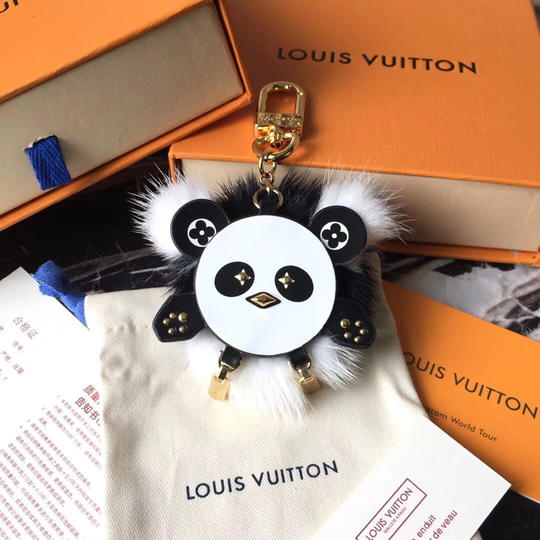 LV WILD PUPPET BAG CHARM AND KEY HOLDER M63093