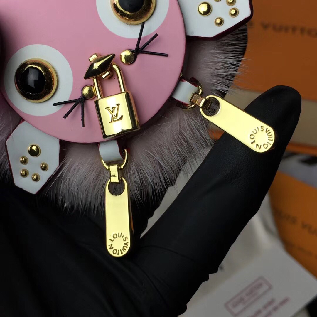 LV WILD PUPPET BAG CHARM AND KEY HOLDER M63093